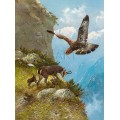 Диви кози и златен орел (1895) РЕПРОДУКЦИИ НА КАРТИНИ